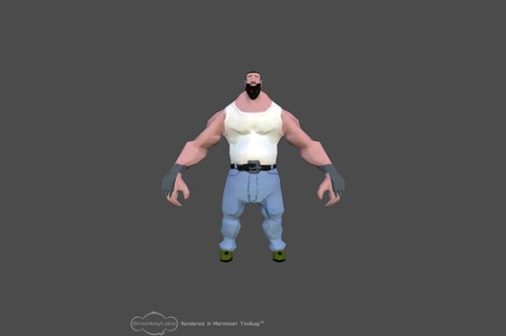 Character Modelling: Brute