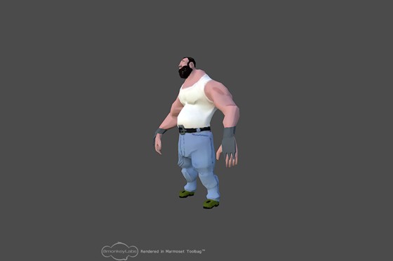 Character Modelling: Brute