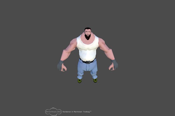 Character Modelling: Brute